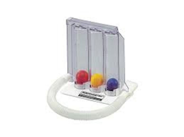 Lung & Respiratory Exerciser, 3 balls spirometry single patient use Tri