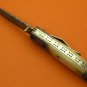 100% Handmade Damascus Steel Camel Bone Handle Belt Clip Liner Lock Folding Knife FS482B-2