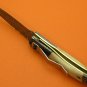 100% Handmade Damascus Steel Camel Bone Handle Belt Clip Liner Lock Folding Knife FS482B-2