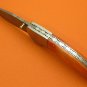 100% Handmade Damascus Orange Color Dyed Camel Bone Handle Liner Lock Folding Knife FS489M-2