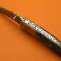 100% Handmade Large Damascus Steel Rosewood Olive Wood Liner Lock Folding Knife FS494CD-2