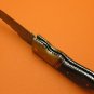 100% Handmade Large Damascus Steel Rosewood Olive Wood Liner Lock Folding Knife FS494CD-2
