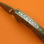 100% Handmade & Forged Sana Cutlery Full Damascus Steel Liner Lock Pocket Folding Knife FS149Z-7