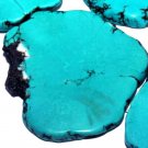 Freefom Slab Blue Turquoise Gemstone Loose Beads