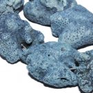 Freesize Blue Coral Nugget Sponge Gemstone Loose Beads