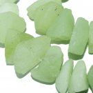 natural jade freesize nugget rough gemstone Loose Beads 7inch