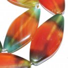 40mm Agate Gemstone Loose Beads 5pc