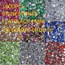 Crystal Flat Back Acrylic 1mm Rhinestone Gemstones 1000 NAIL ART CRAFT NEW