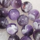 6mm Crazy Lace Natural Amethyst Round Jewelry Beads 15"