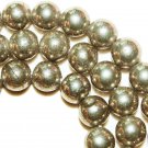 4mm Pyrite Round Gemstome Loose Beads16"