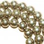 4mm Pyrite Round Gemstome Loose Beads16"