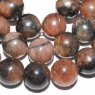 12mm Round Staurolite Gemstone Loose Beads