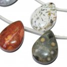 20mm natural drop ocean agate gemstone loose beads