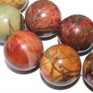 20mm picasso jasper  jaspis diaspro round gemstone loose bead