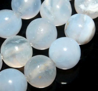 6mm Natural Chalcedony Round gemstone Jewelry Bead 15"