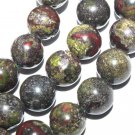 8mm Dragon Blood Natural Gemstone Jewelry Bead