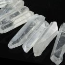 Freesize Teeth Faceted natural crystal rock gemstone loose beads 15pc