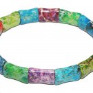 10mm Mixecolor Variscite Sea sediment Turquoise Gemstone Bracelet