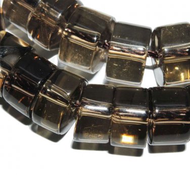 8mm natural smooky quartz roundel gemstone loose beads