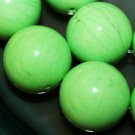 20mm turquoise green round gemstone loose beads