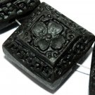 20mm carved chinese cultural cinnabar loose beads