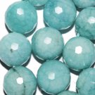 10mm Aquamarine Faceted Round Gemstones Loose Bead