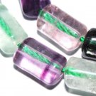 8x5mm fluorite tube gemstone loose beads