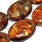 14mm natural bronzite oval gemstone loose bead