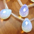 16x12mm Faceted Drop Opal Gemstone Loose Beads 12pc