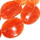 18mm natural aventurine orange petal gem loose beads