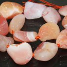 20-25mm Natural Red Nugget Natural Crazy Lace Agate Freesize Gem Loose Beads