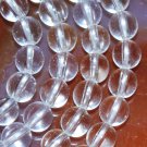 3mm Round Clear Crystal Rock Gemstone Loose Beads 16"