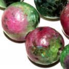 4mm round ruby zoisite gemstone loose beads