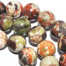 10mm Natural Rainfores Round Gemstone Loose Beads