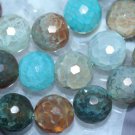 12mm Fire Round Faceted Agate gemstone Loose beads