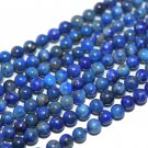 Indigo Lapis Lazur Round 2mm Gemstone Jewelry Beads 15"