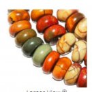 8mm Picasso JasperJasper Abacus Gemstone Loose Beads