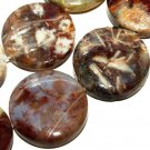 14mm Natural Pietersite Coin Gemstone Loose Beads