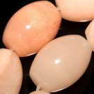 18mm Natural Aventurine Pink Egg Gemstone Loose Bead 8 pc