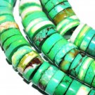8mm Turquoise Green Heishi Gemstone Loose Beads