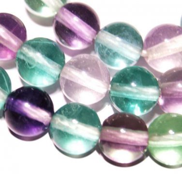 6mm round fluorit fluorite gemstone loose beads