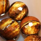 12mm natural faceted tiger eye edelsteine loose beads