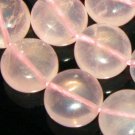 10mm Natural Rose Coin Quartz Loose Beads