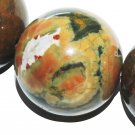 18mm Natural Rainfores Jasper Round Gemstone Loose Bead