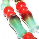 30mm Bottled flower Agate Peacock Achat Gemstone Bead