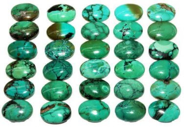 14mm Natural Turquoise Oval Cabochon Cab Gemstone
