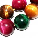 8mm Multi-color Tiger Eye Round Edelsteine Beads