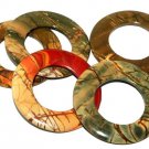 55mm Natural Picasso Pendant  Gemstone Bead