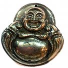 42mm carved pyrite gemstone pendant bead