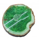 Freeform Agate Green Gemstone Pendant bead